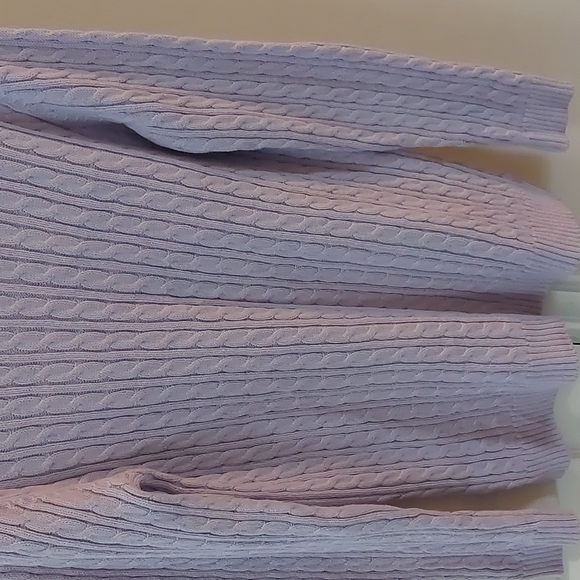 CROFT & BARROW Woman Longsleeve Lavender V-Neck Pullover Sweater Size Small - Picture 8 of 12